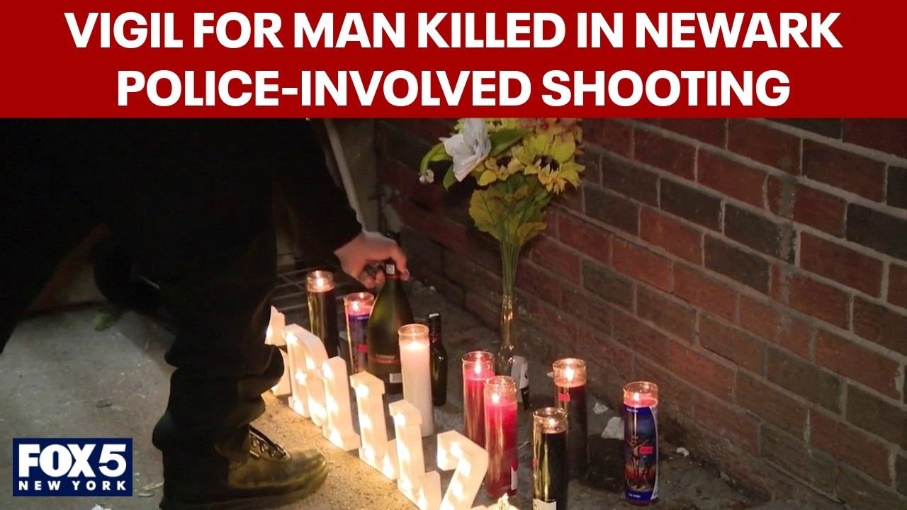 Video thumbnail for Vigil held for man killed in Newark police-involved shooting