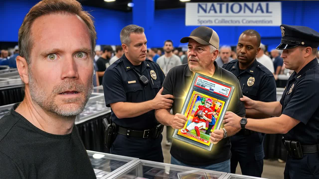 Video thumbnail for Sports Card Investor: THIEFS at the National & Fanatics Fest CAUGHT & ARRESTED!