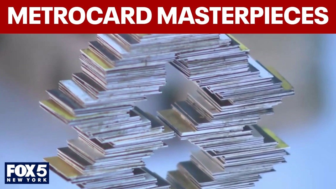 Video thumbnail for Turning MetroCards into masterpieces