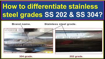 'Video thumbnail for How do we differentiate stainless steel grades SS 202 & SS 304?/ Test for 202 & 304 steel grades.'
