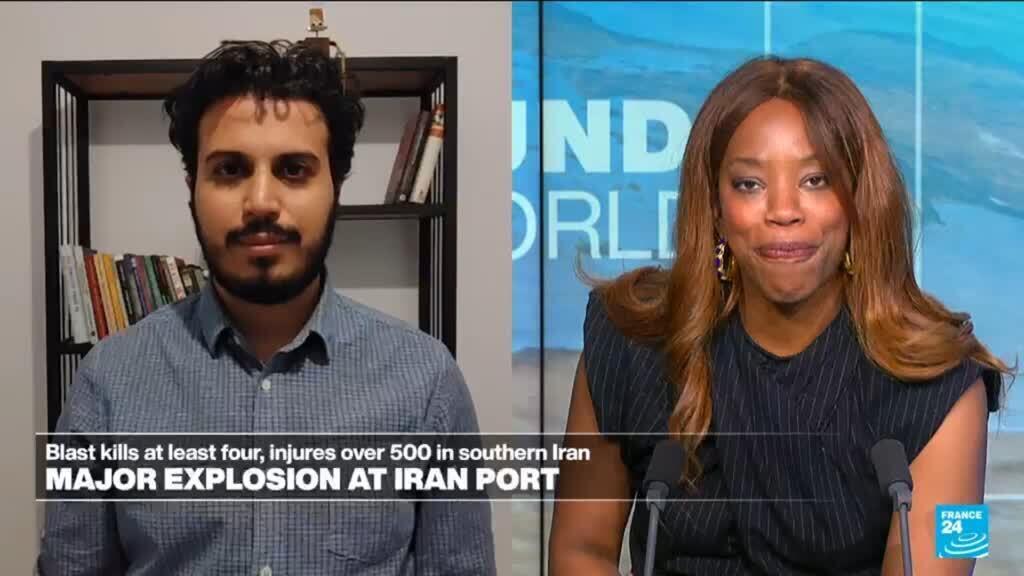 Video thumbnail for Blast kills at least four, injures over 500 in southern Iran