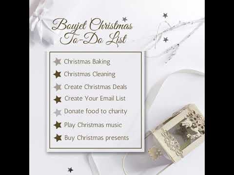 Video thumbnail for Christmas is approaching, what's  on your to do list?