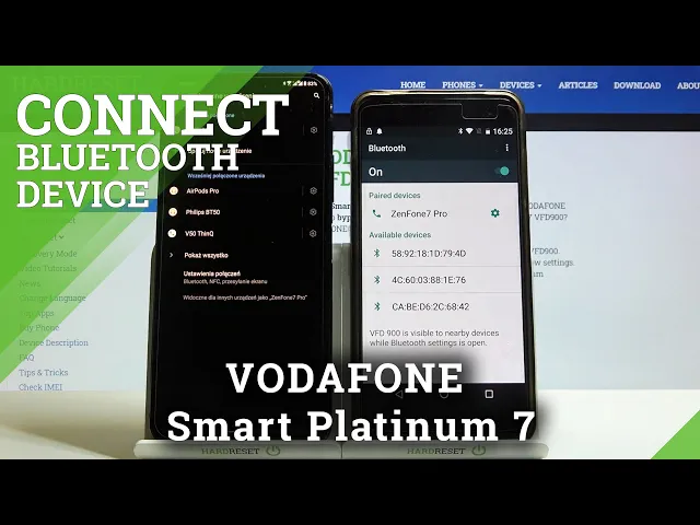 Video thumbnail for Share Data via Bluetooth - VODAFONE Smart Platinum 7 & Bluetooth Connection