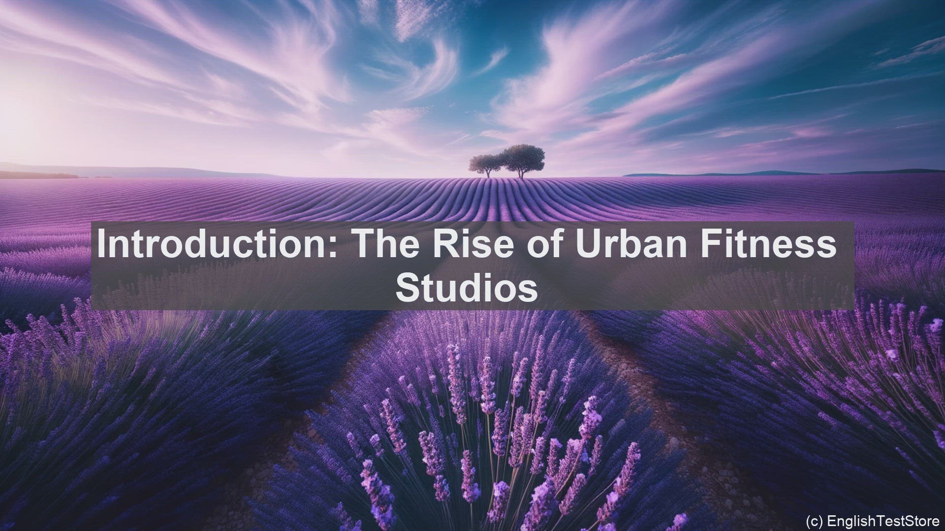 'Video thumbnail for Top 10 Sentences for Understanding EcoFriendly Urban Fitness Studios'