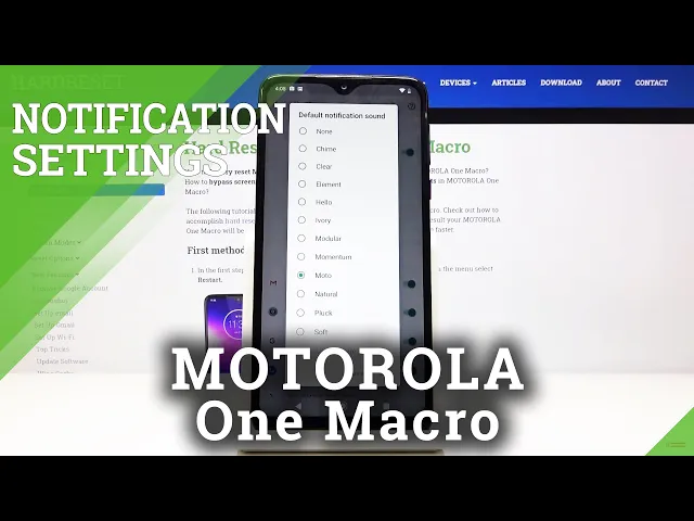Video thumbnail for How to Personalize Sounds of Notifications in Motorola One Macro - Notifications Sounds Settings