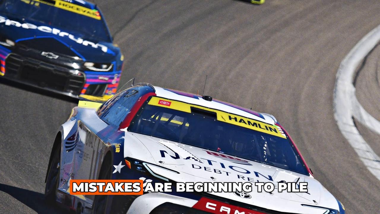 Video thumbnail for Kevin Harvick Thinks Denny Hamlin Is DEFEATED!