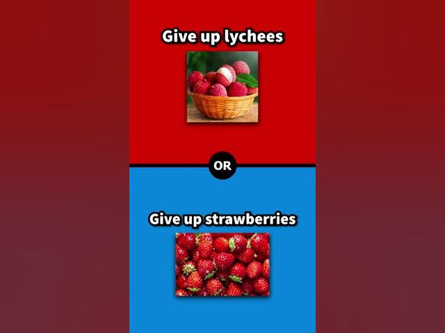 Video thumbnail for What would you rather #quiz #games #wouldyourather 18