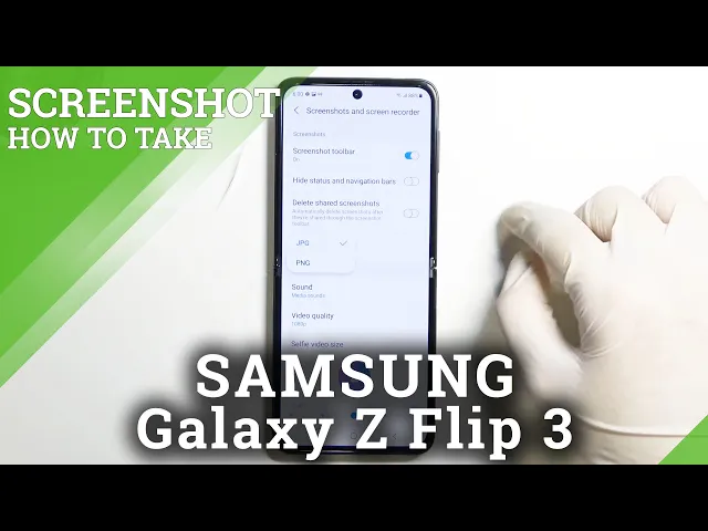 Video thumbnail for How to Change Screenshot Format in SAMSUNG Galaxy Z Flip3 - Screenshot Settings