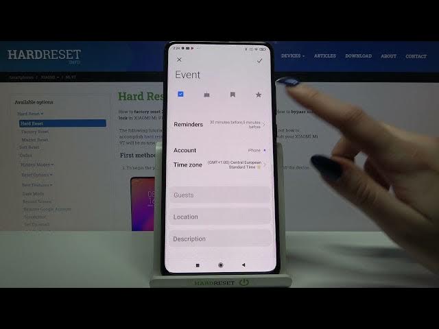 Video thumbnail for How to Create an Event to Calendar in Xiaomi Mi 9T - Customize Event in Calendar