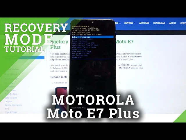 Video thumbnail for How to Open / Quit Recovery Menu in Motorola Moto E7 Plus – Boot Into Recovery Mode