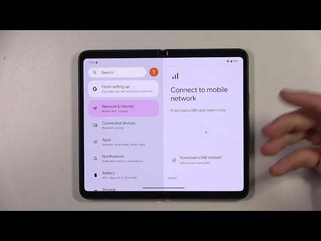 Video thumbnail for Does GOOGLE Pixel Fold have eSIM?