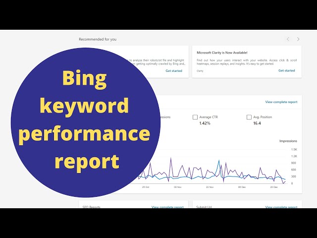 Video thumbnail for Bing Keyword Performance report tutorial