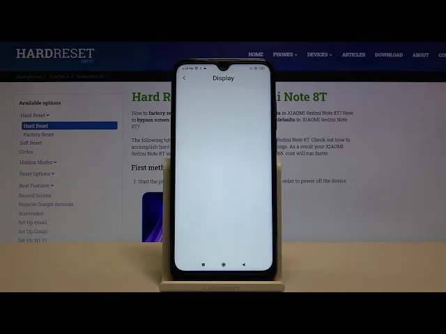 Video thumbnail for How to Manage Auto Brightness on XIAOMI Redmi Note 8T
