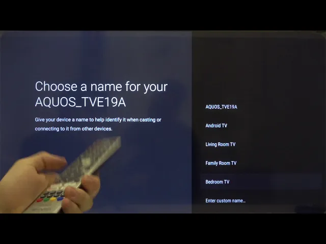 Video thumbnail for How to Change Sharp Aquos Smart LED TV Name – Video Guide