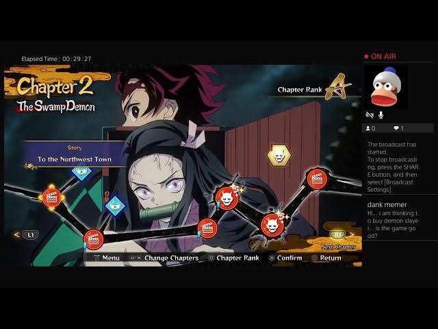 Video thumbnail for Demon slayer/christmas stream