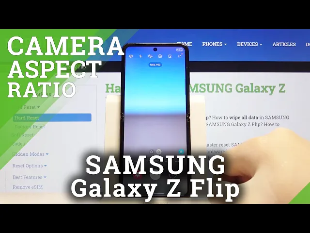 Video thumbnail for How to Change Aspect Ratio in SAMSUNG Galaxy Z Flip – Camera Settings
