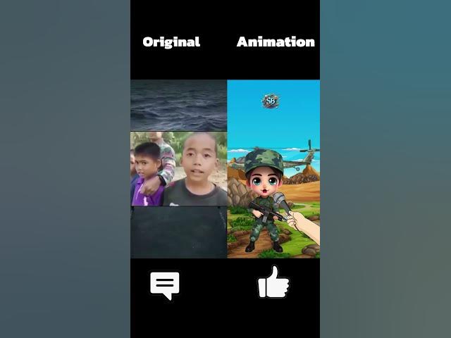 Video thumbnail for Original VS Animation | Pengen jadi Tentara #tni #tentara #animation