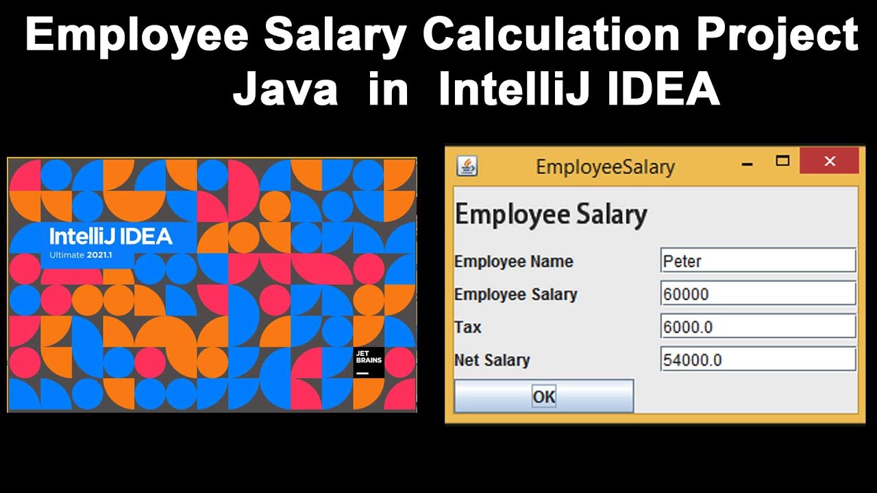 Employee Salary Calculation Project Java in IntelliJ IDEA