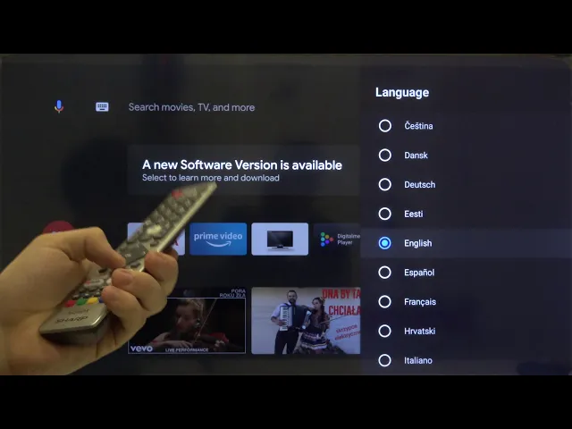 Video thumbnail for How to Change Language on Sharp Aquos Smart LED TV – Settings Language Switch