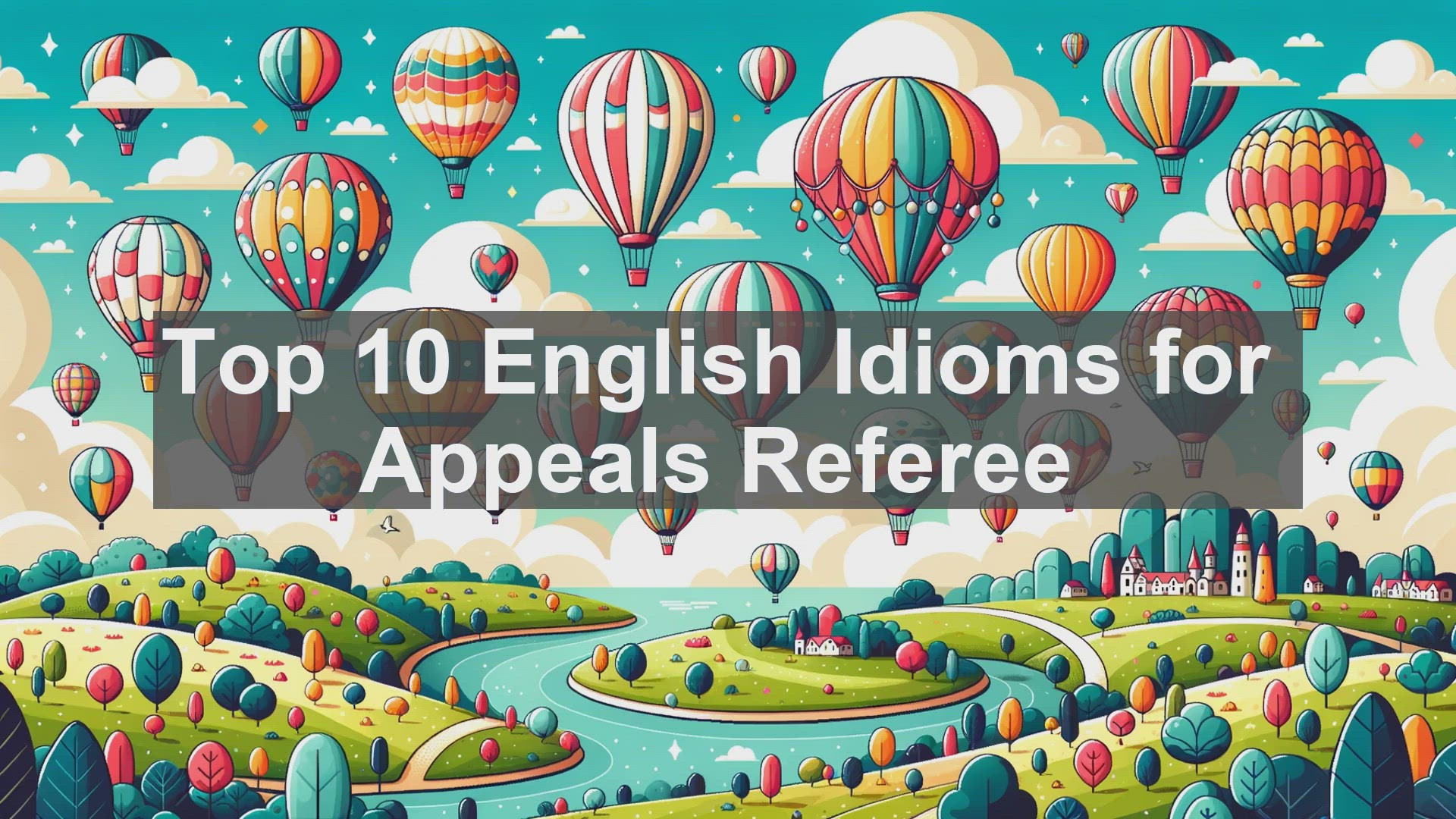 'Video thumbnail for Top 10 English Idioms for Appeals Referee'