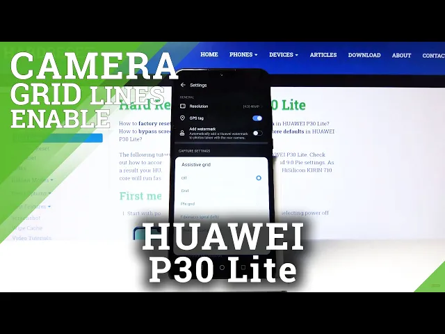 Video thumbnail for How to Enable Camera Grid Lines in Huawei P30 Lite - Stabilizing Lines