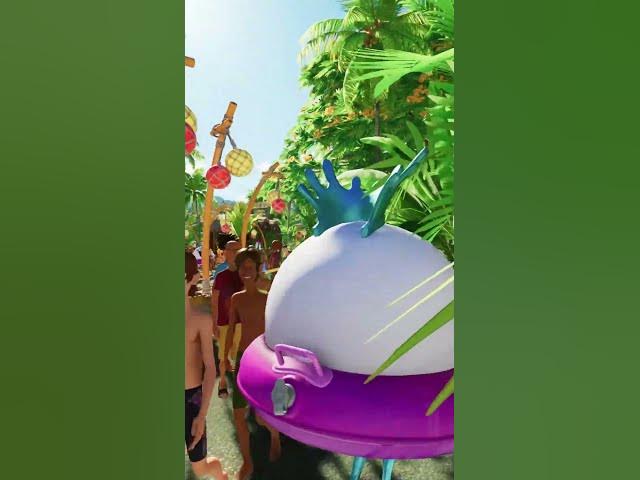 Video thumbnail for Planet Coaster 2 Tropic Thunder Waterpark Walking In First Person