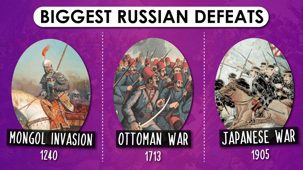 Video thumbnail for Russia's significant military defeats throughout history
