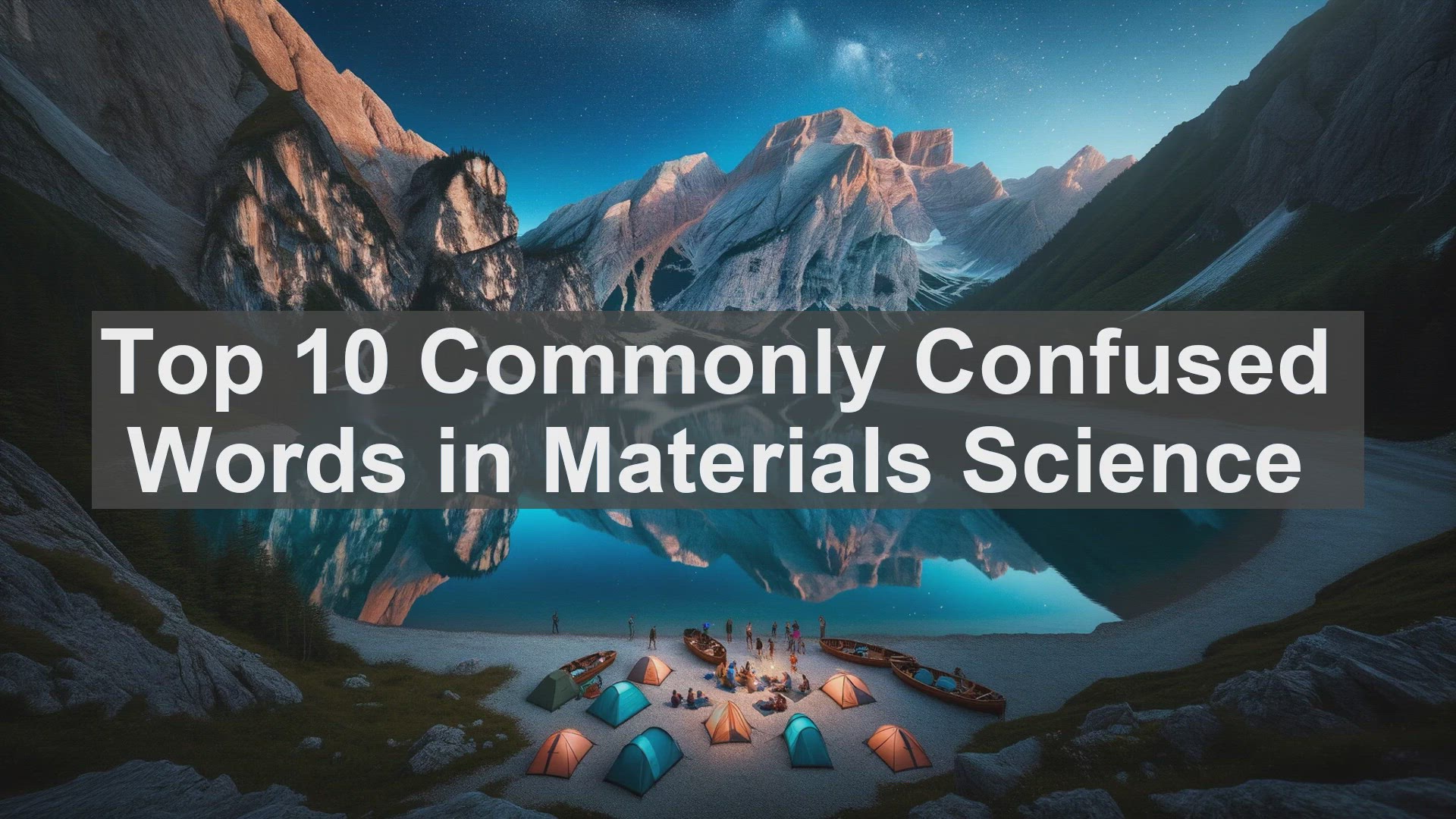 'Video thumbnail for Top 10 Commonly Confused Words in Materials Science'