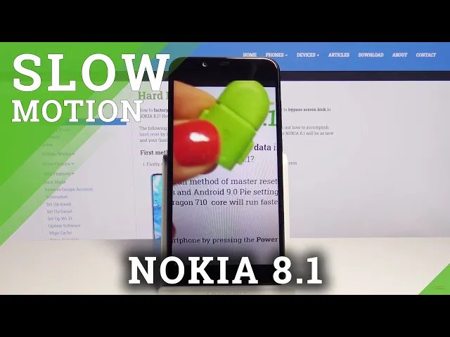 Video thumbnail for How to Record in Slow Motion on Nokia 8.1 – Camera Modes