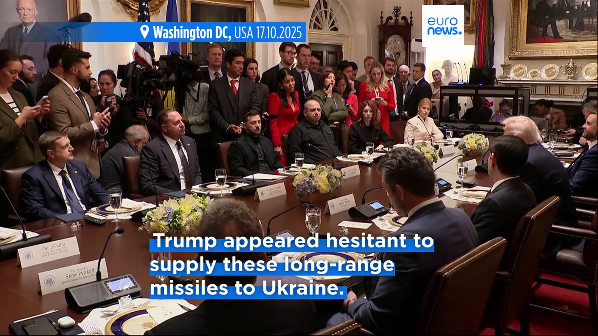 'Video thumbnail for Trump hopes to put an end to Russia’s war without selling Tomahawks to Ukraine'