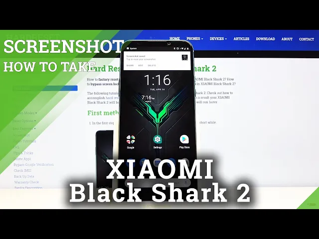 Video thumbnail for How to Take Screenshot on XIAOMI Black Shark 2 - Capture Screen