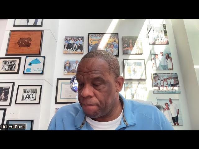 Video thumbnail for #UNC coach Hubert Davis at the weekly ACC coaches Zoom press conference