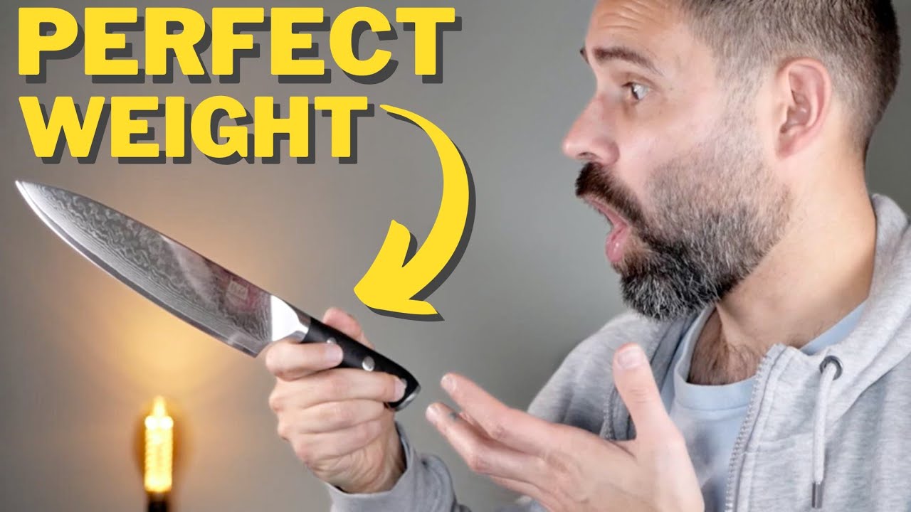 Video thumbnail for Shan Zu Chef Knife 8 Inch Japanese Steel Damascus Review