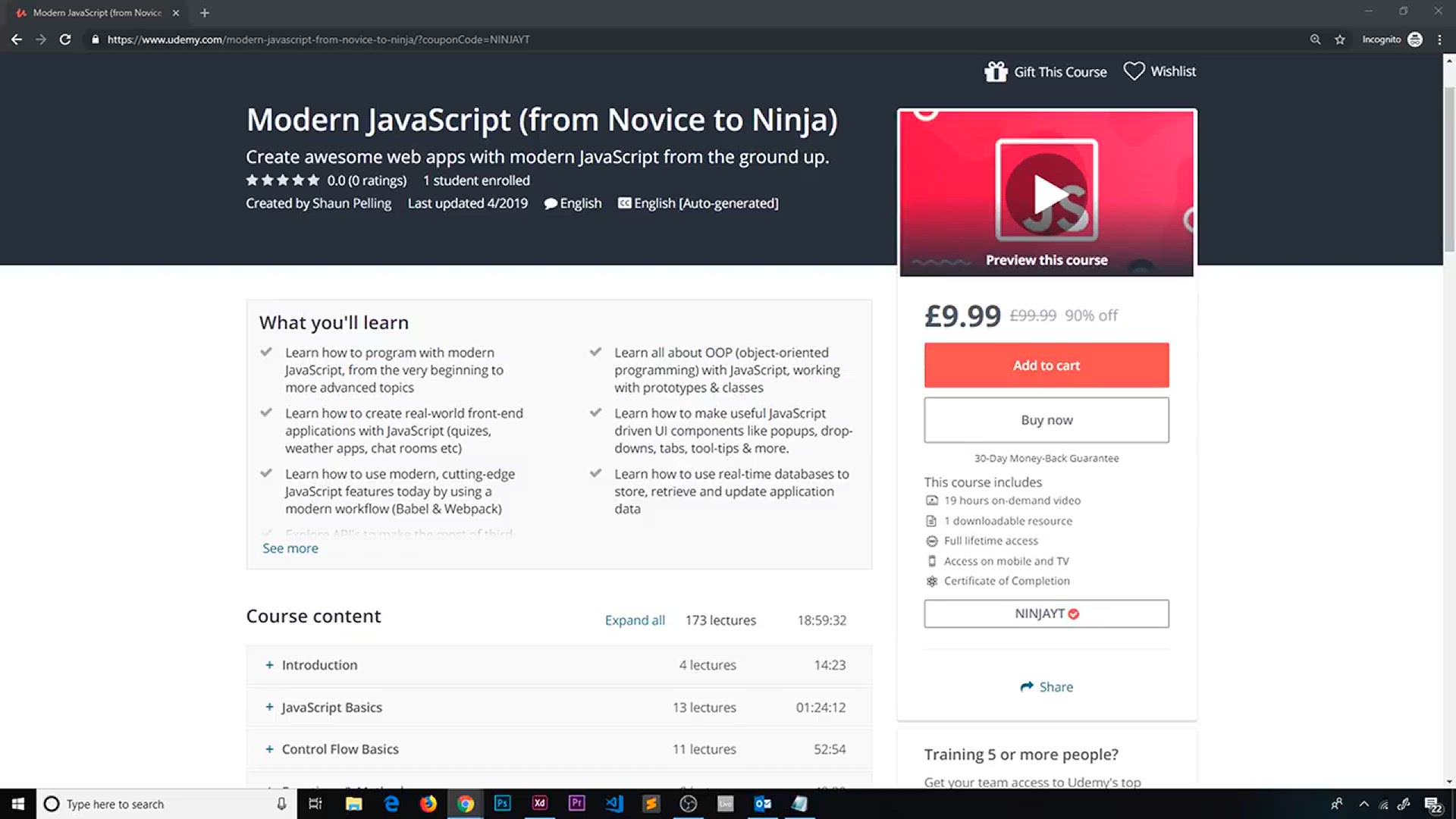 'Video thumbnail for New Modern JavaScript Update'