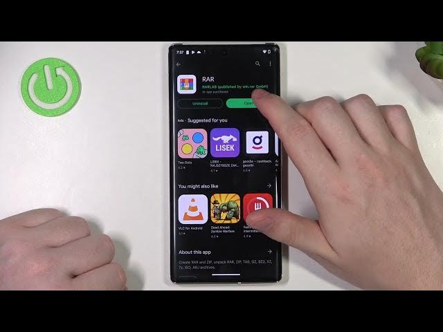 Video thumbnail for Google Pixel 6 Pro - How To install Rar & Zip Packing Unpacking App