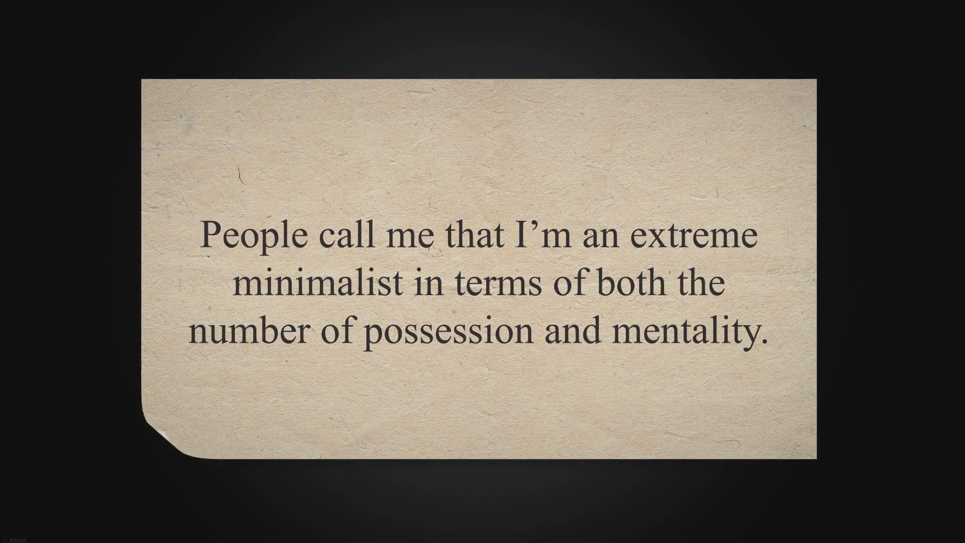 Video thumbnail for Extreme minimalist home tip 1; Life without washing machine