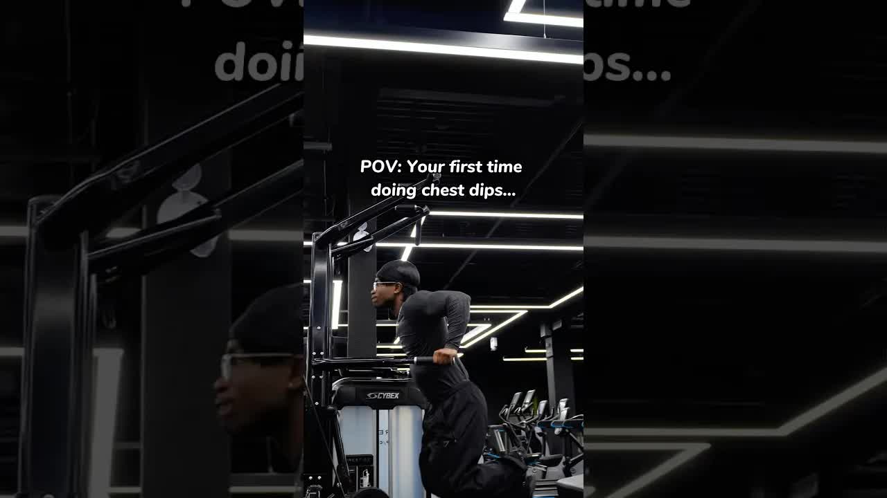 Video thumbnail for First Timer POV: Chest Dips Workout