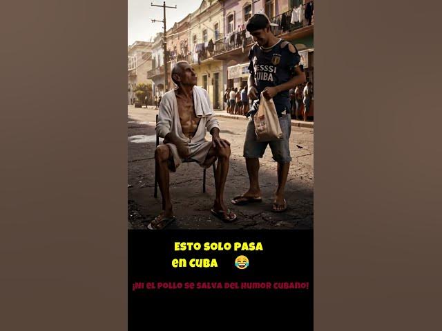 Video thumbnail for ¡Si llega el pollo, me lo como con la foto! 🇨🇺😂