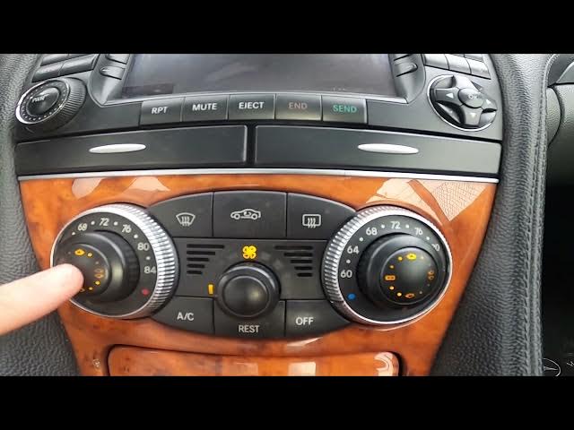 Video thumbnail for How to Enable or Disable Auto Airflow in Mercedes SL55 R230 ( 2001 – 2008 )  | Auto Climate Control