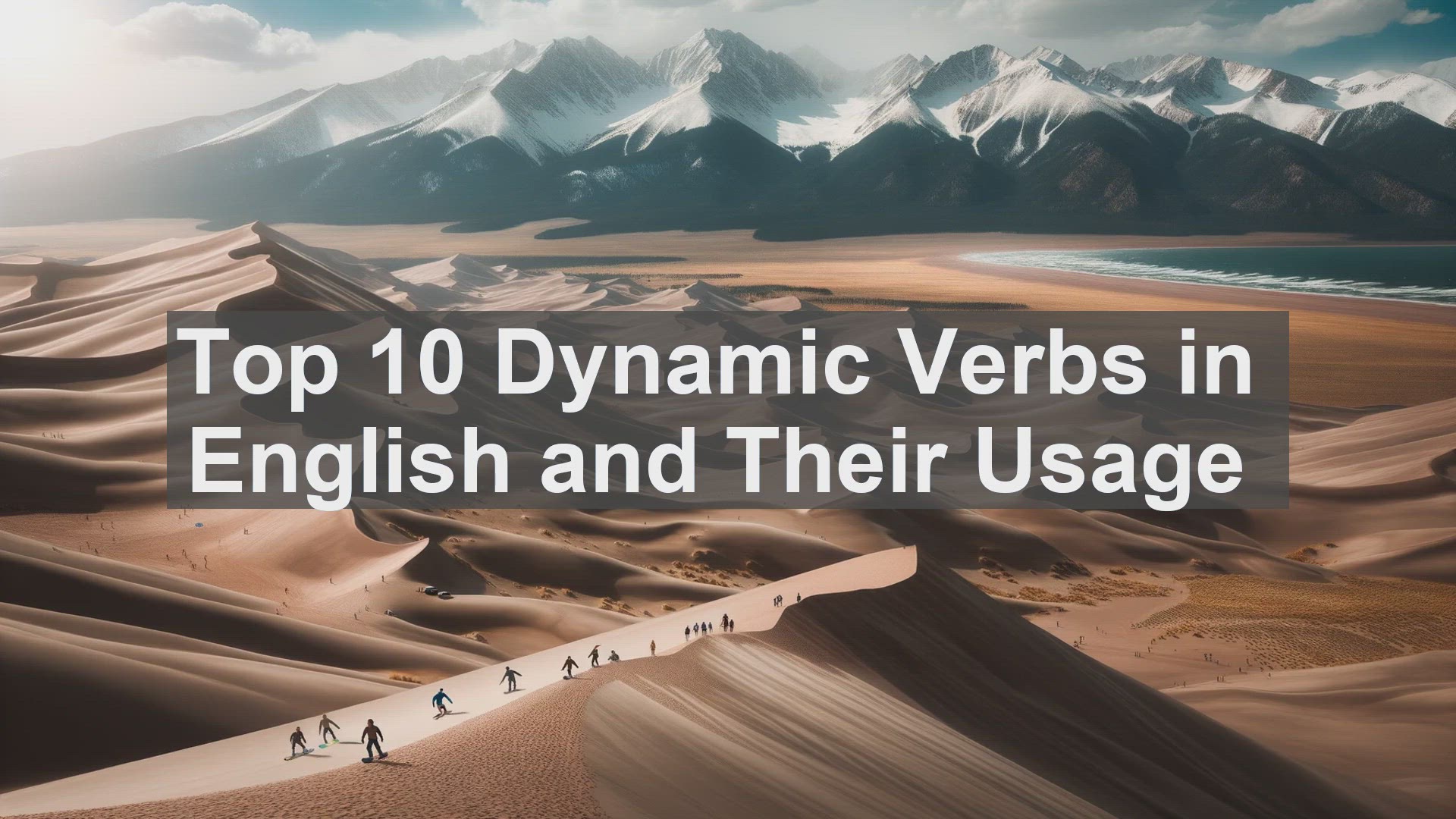 'Video thumbnail for Top 10 Dynamic Verbs in English and Their Usage'
