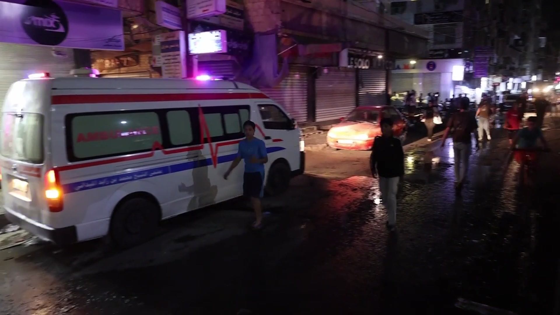 Video thumbnail for Syria: Two killed, 13 injured in passenger bus explosion in Jaramana, suburb of Damascus: SANA (2).