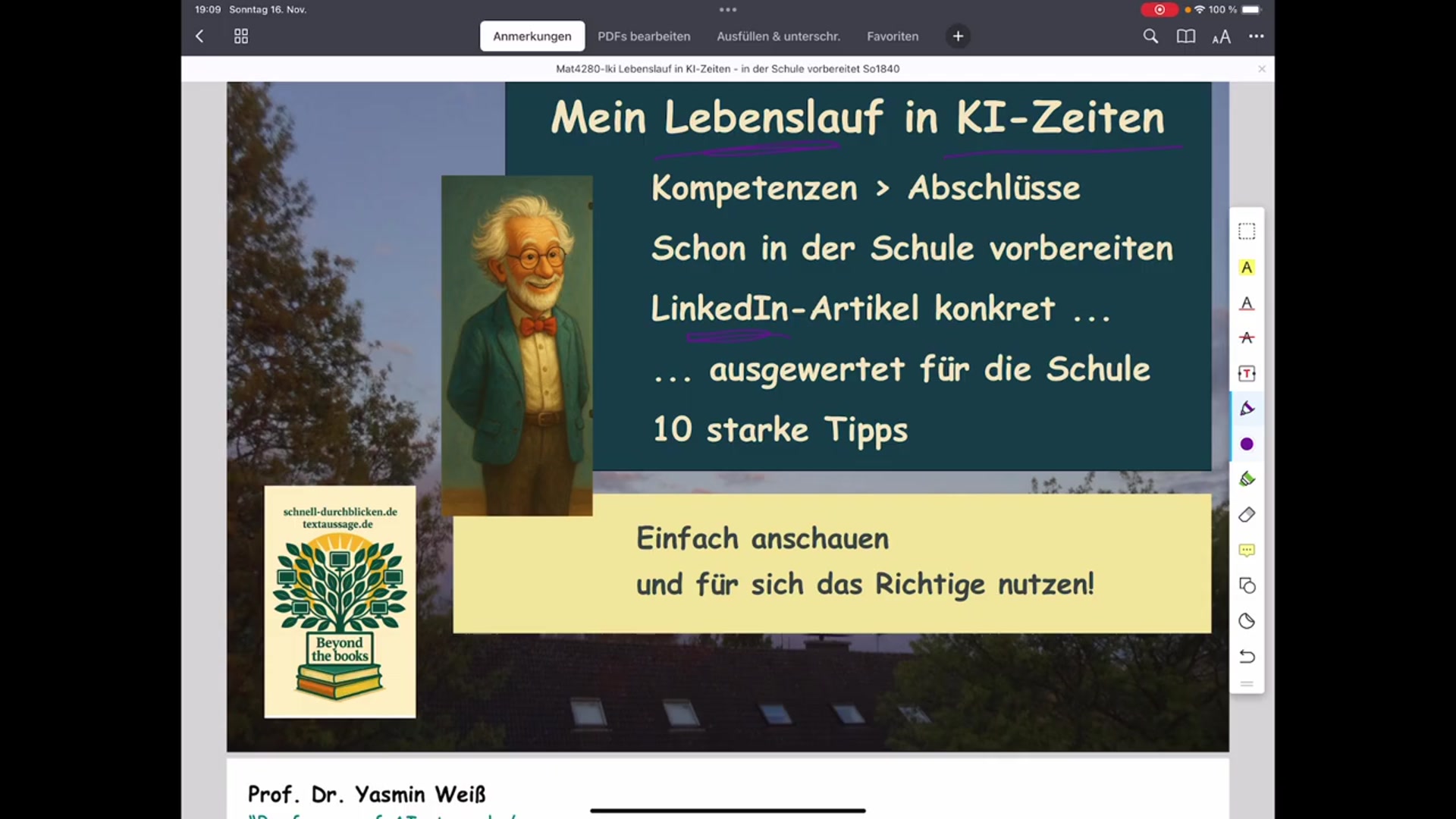 Video thumbnail for Der neue Lebenslauf in KI-Zeiten - konkrete Schul-Vorschläge auf Basis von Fach-Artikel