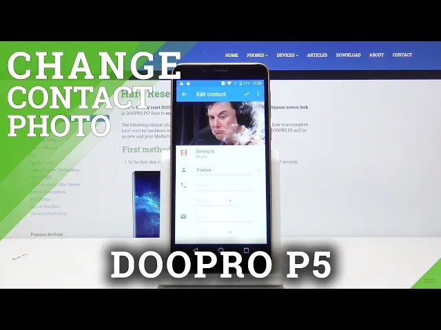 Video thumbnail for How to Add Photo to Contact in DOOPRO P5 – Profile Picture