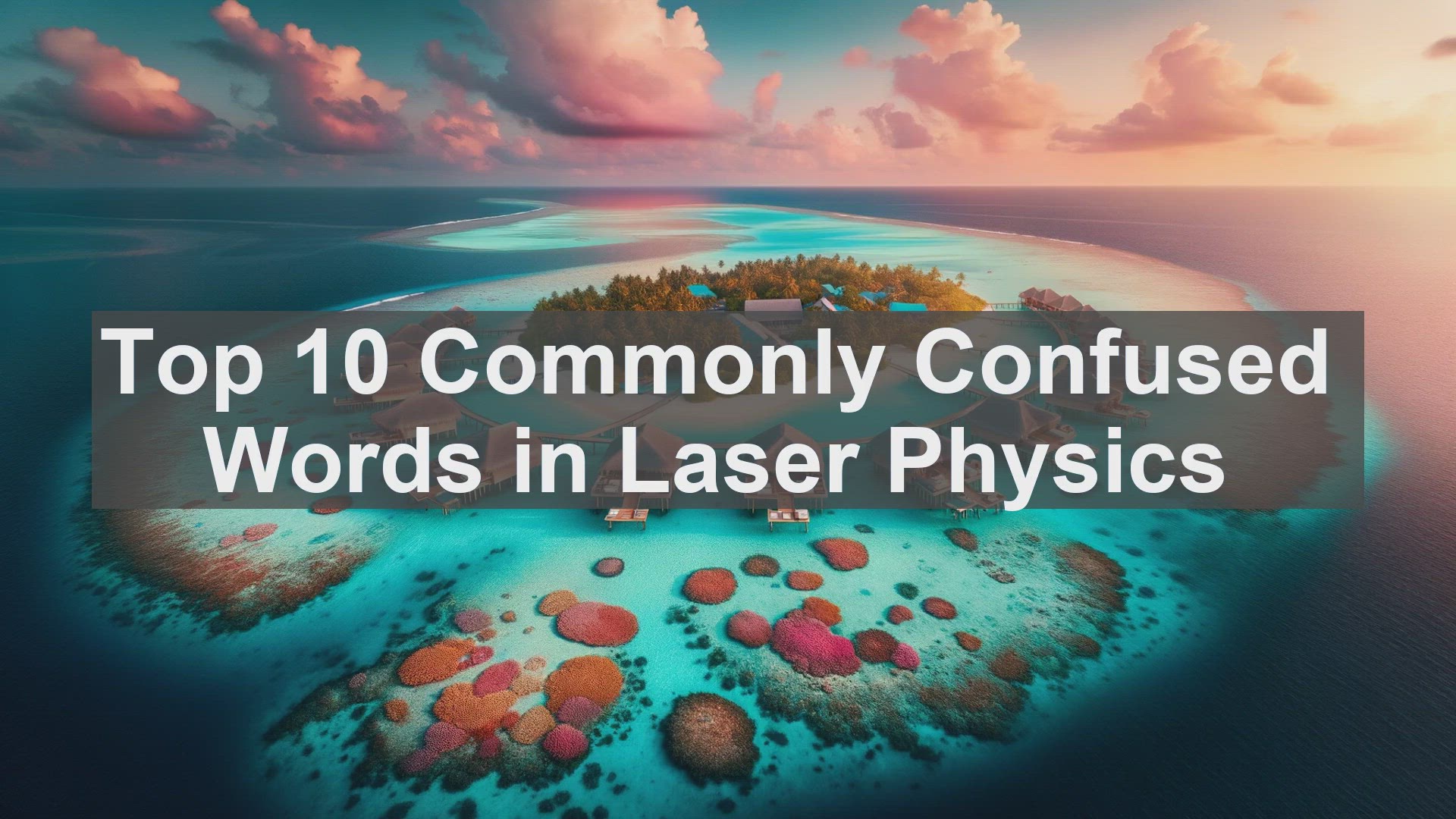 'Video thumbnail for Top 10 Commonly Confused Words in Laser Physics'
