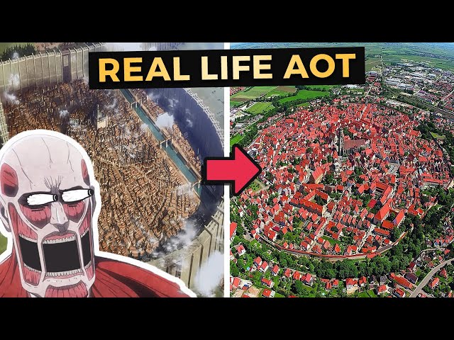 Video thumbnail for We visited the Real Life ATTACK ON TITAN Town in Nördlingen Germany!