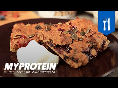 Video thumbnail for Healthy Breakfast Ideas | Super Berries Tray Bake Healthy Recipes Low Carb Healthy Food by Myprotein