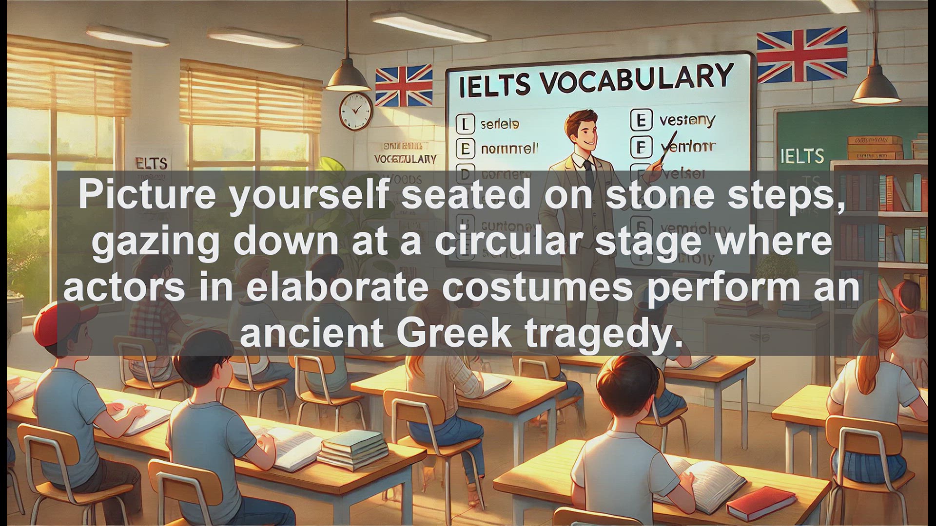 'Video thumbnail for 2000 Must Know IELTS 9.0 Vocabulary - Amphitheater: A Key IELTS Vocabulary Word Explained'