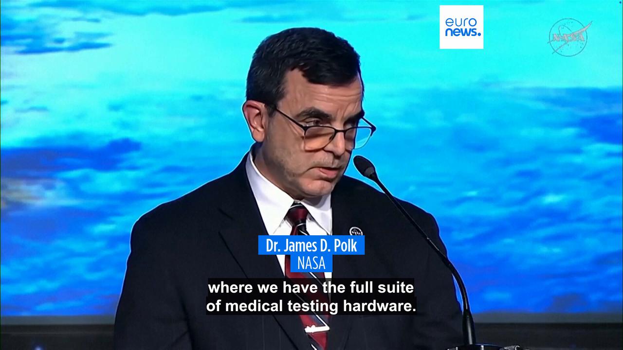 Video thumbnail for NASA shortens space station mission due to an astronaut's medical issue in a rare move