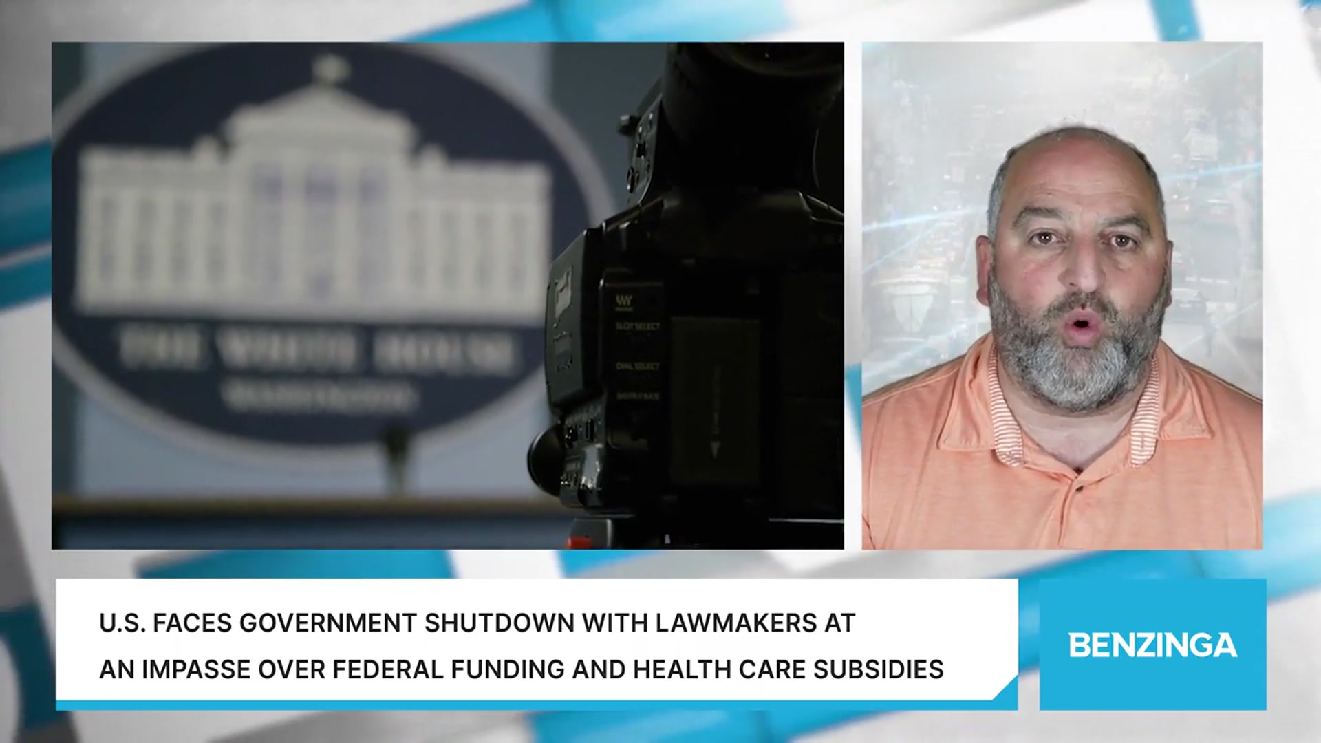 'Video thumbnail for U.S. Faces Government Shutdown With Lawmakers At An Impasse Over Federal Funding And Health Care Subsidies'
