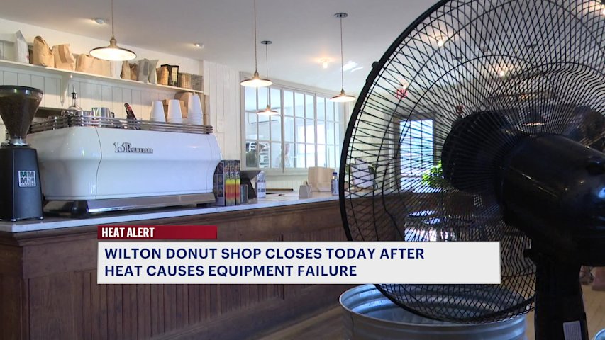 Video thumbnail for Wilton donut shop closes early after equipment failure due to heat conditions